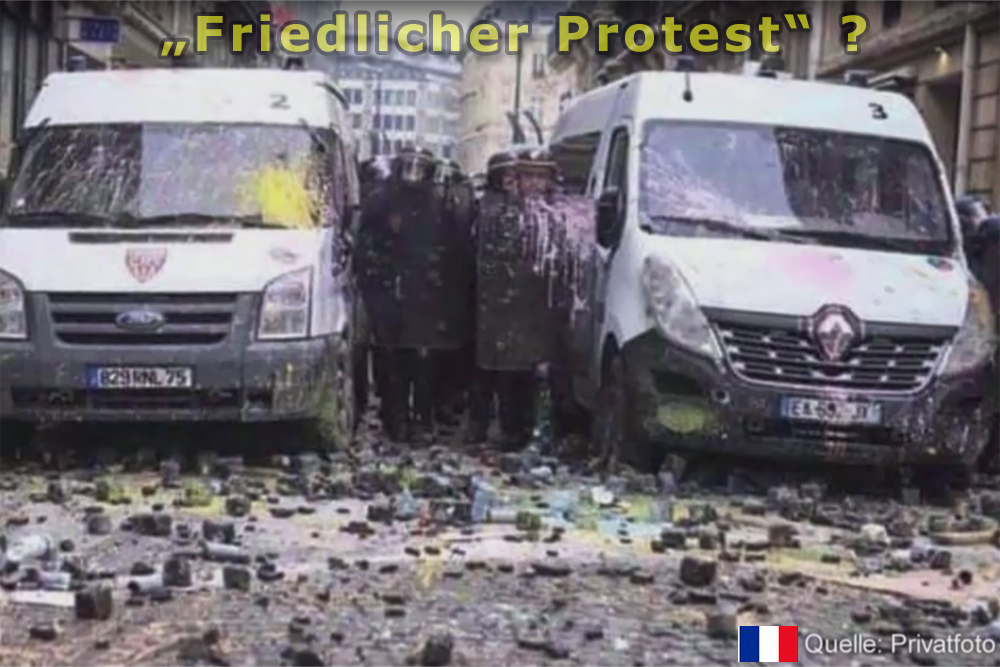 Protest Frankreich