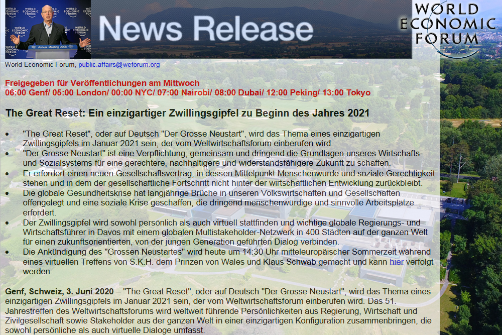 WEF Bekanntmachung