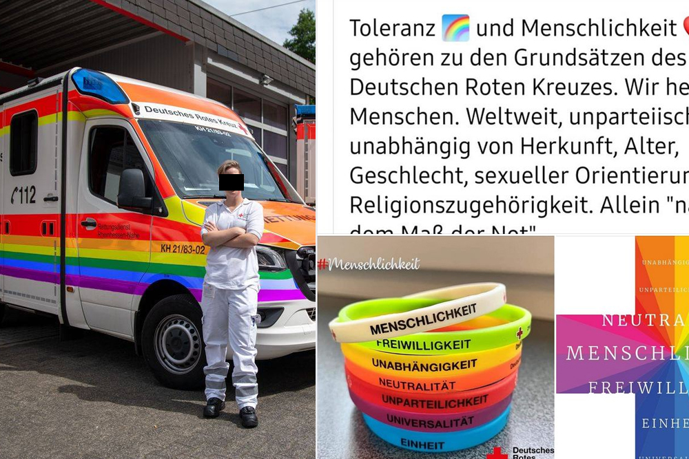 Bunte Kreuze