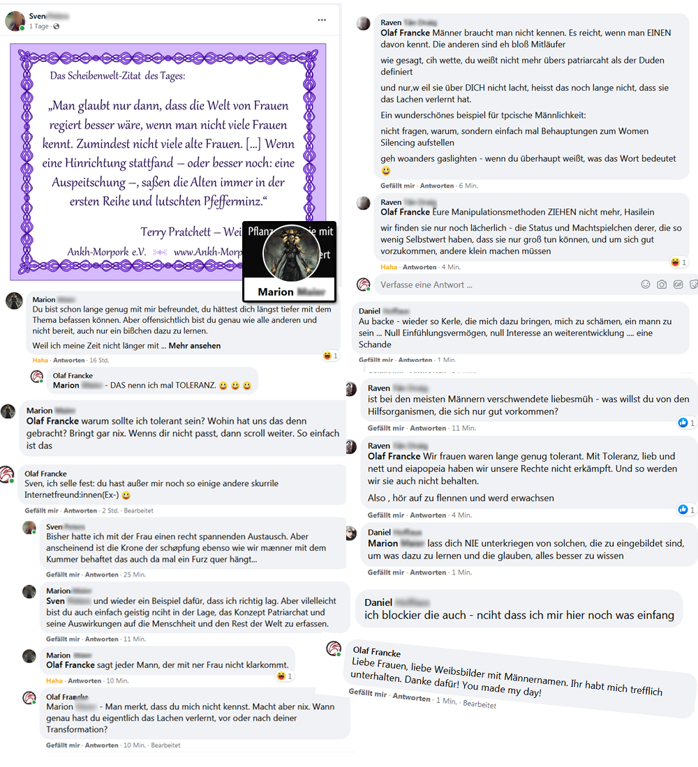 Matrifokalität bei Facebook